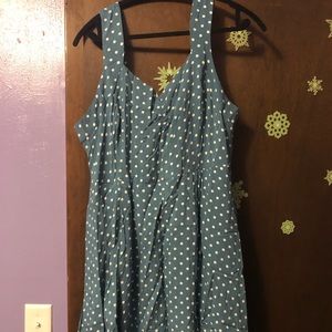 Size 1X polka dot ModCloth dress